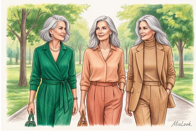 Благородная палитра: лучшие омолаживающие цвета в одежде для женщин 50+ - 3