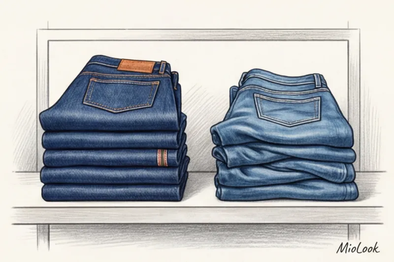 История синих джинсов: как рабочая униформа покорила мировые подиумы - 5