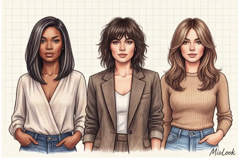 Какие стрижки скрывают широкие плечи: советы для фигуры «перевернутый треугольник» - 3