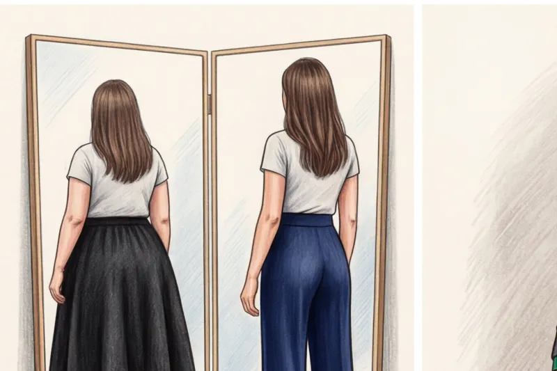 Как скрыть широкие бедра: советы стилиста для фигуры груша