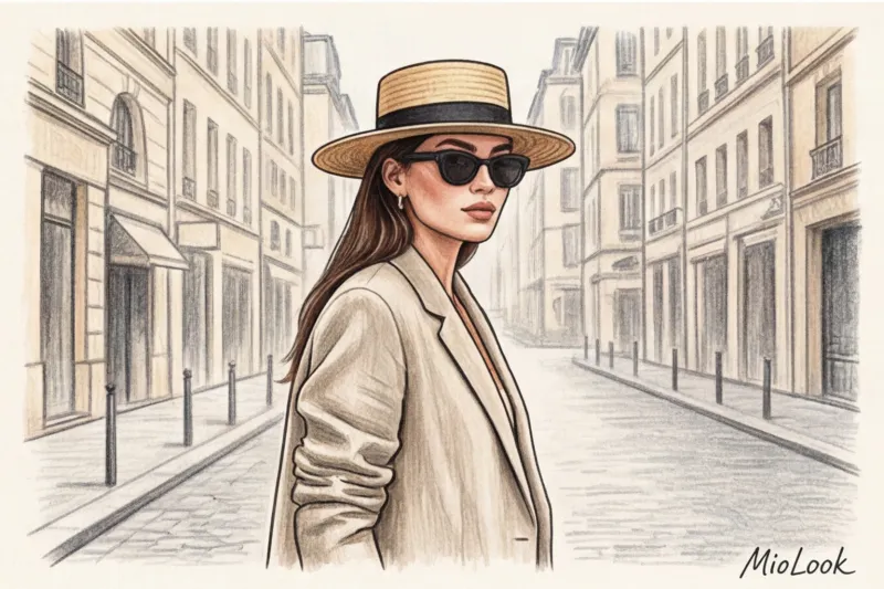 Летние головные уборы: выбираем базовую соломенную шляпу и панаму - 8