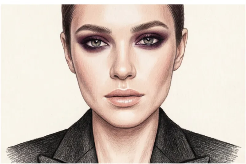 Тренды вечернего макияжа: блестки, стразы и гранж - 2