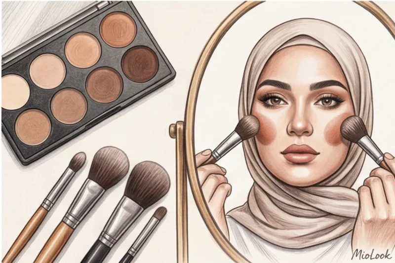 Сложный контуринг лица под платок: особенности и ошибки - 9