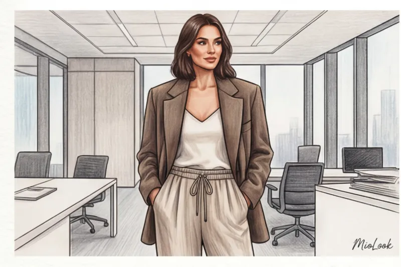 Офисный гардероб беременной из обычных вещей - 7