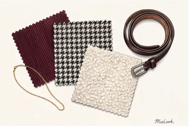 Фактурные ткани на осень и зиму: твид, вельвет, букле и их место в гардеробе - 7