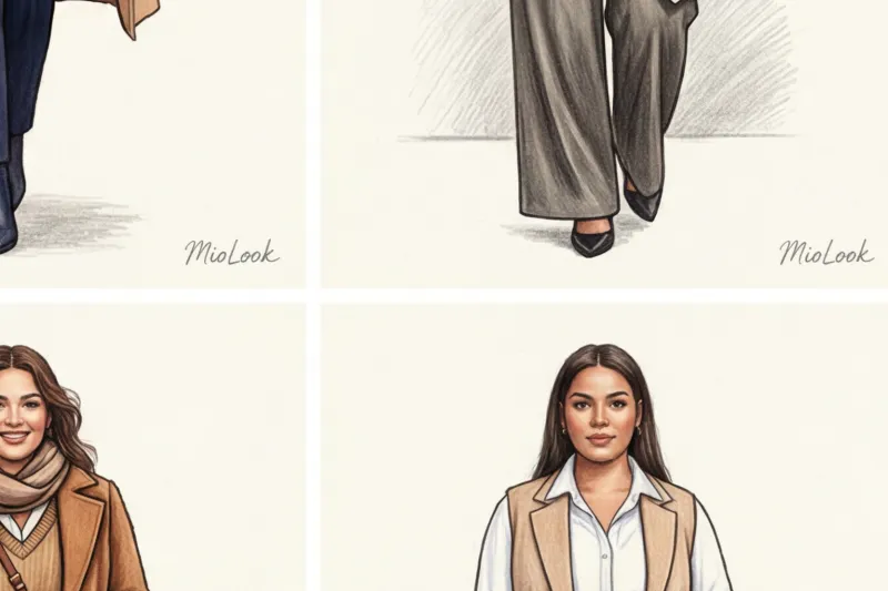 Многослойность для полных: как наслаивать одежду и не добавлять объемы - 6