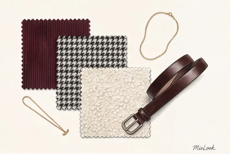Textured Fabrics: What to Wear with Corduroy, Tweed, and Bouclé in Winter