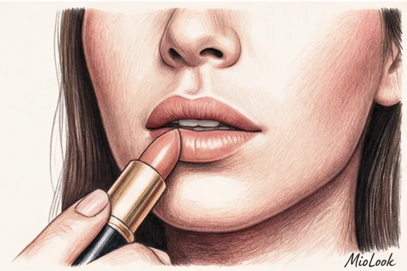 Базовые средства для губ: нюдовая помада, карандаш и тинт - 8