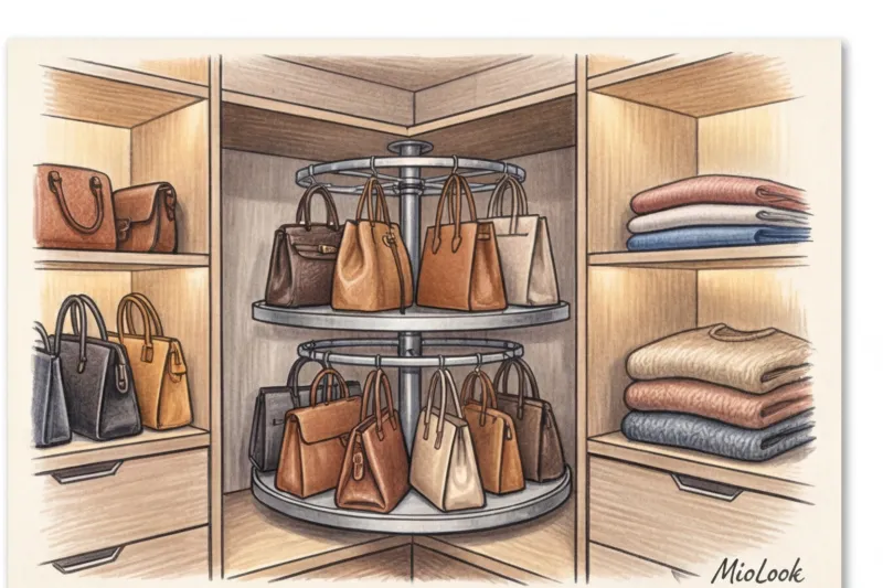 П-образная гардеробная: идеальный дизайн для прямоугольных комнат - 3