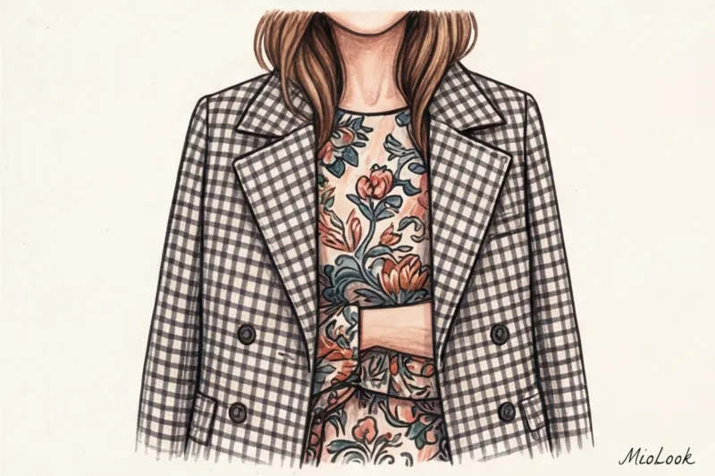 Флористика и геометрия: правила сочетания разных принтов в одном образе - 5