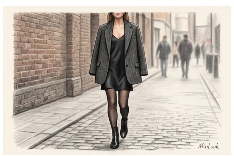 Черные капроновые колготки: когда они уместны и с чем их носить - 2