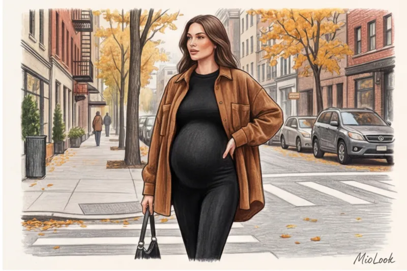 Правила умной многослойности: стилизуем облегающую добеременную одежду - 3