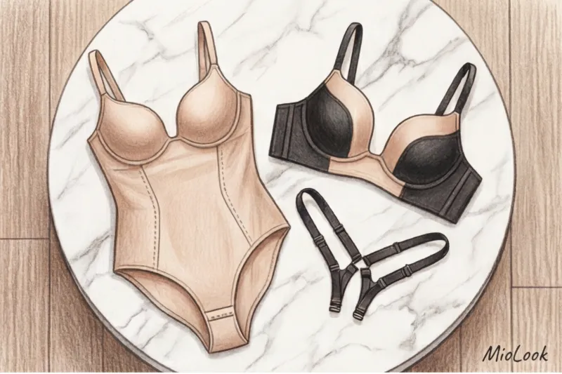 Белье для платьев с открытой спиной и декольте при большой груди - 2