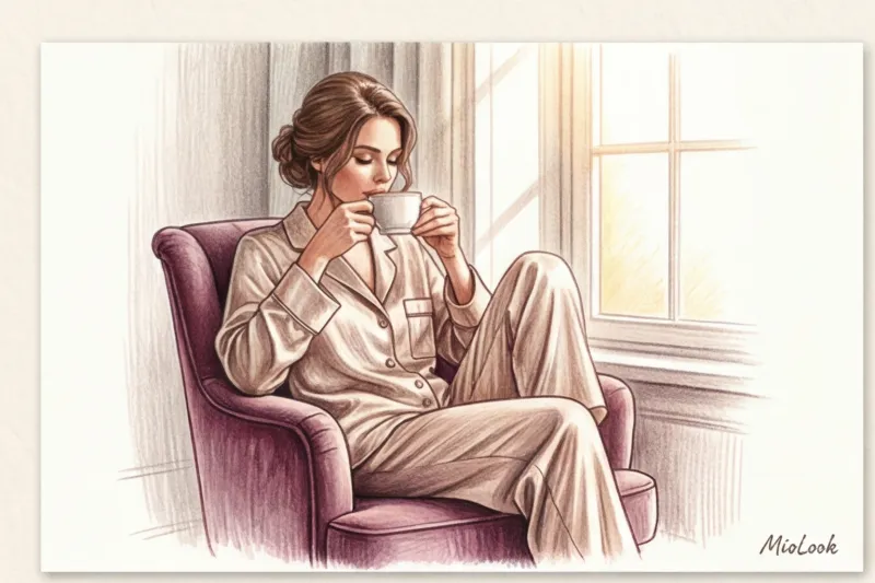 Women's silk pajamas: luxury and aesthetics for the home