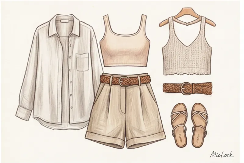 Многослойность летом: дышащие ткани и легкие накидки для стильных образов в жару - 6