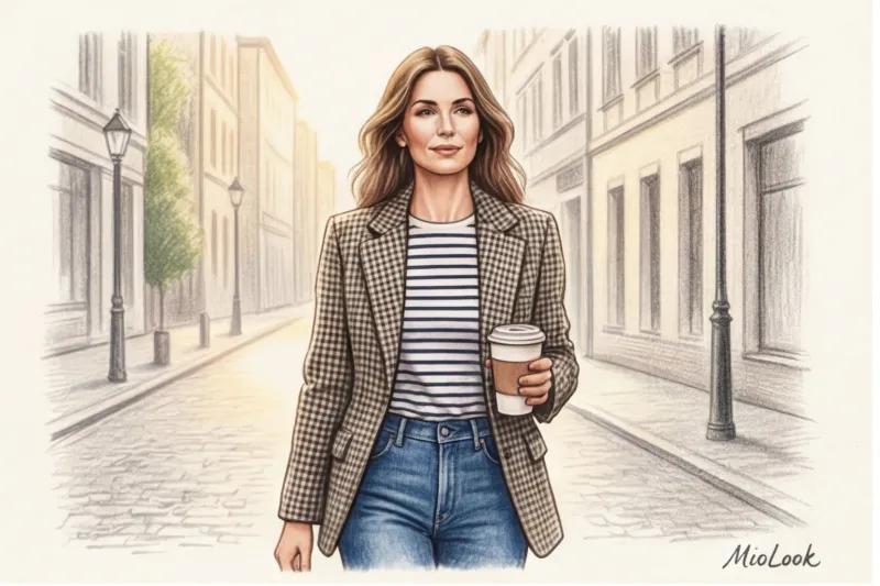 Classic prints in clothing: checks, stripes, polka dots