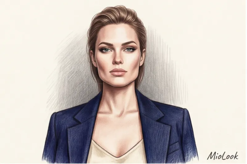 Квадратное лицо: как смягчить черты с помощью правильных вырезов и украшений - 1