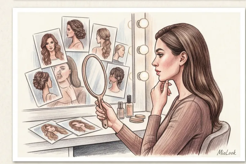 Выбор свадебной и вечерней укладки: репетиция образа в приложении - 4