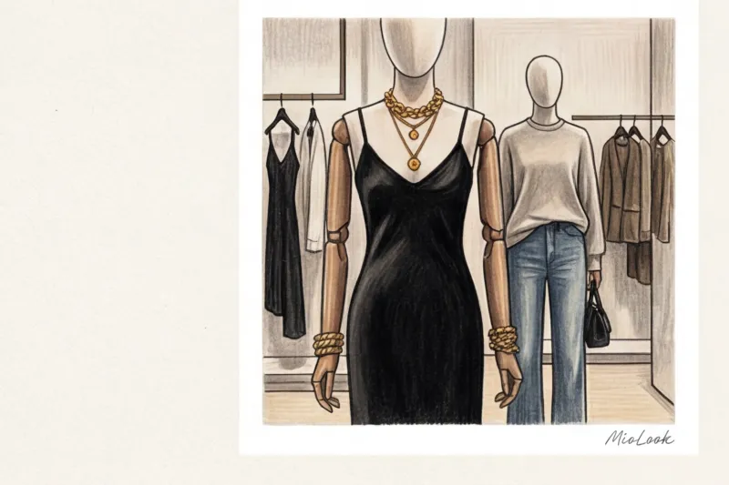 Вечерние образы в стиле Mob Wife: кружево, кожа и шелковые комбинации - 7