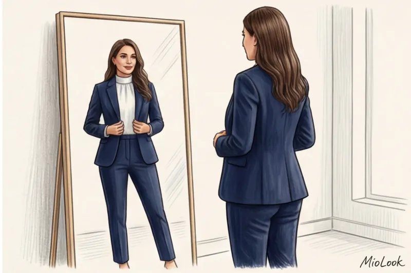 Скромный офисный стиль: подбор закрытой деловой одежды - 6