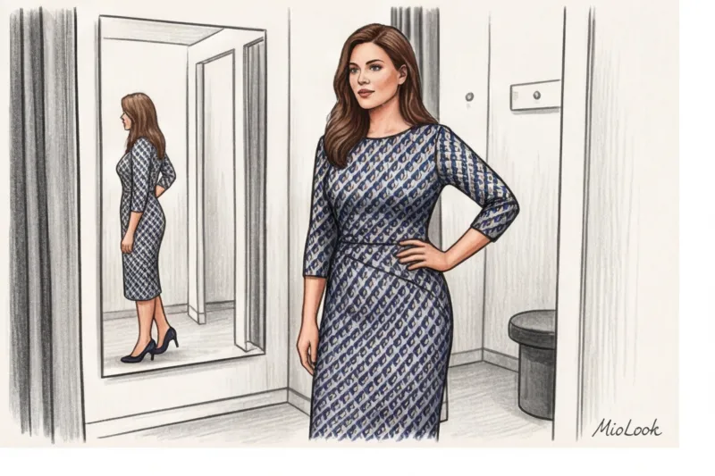 Геометрия стройности: какие принты и цвета визуально уменьшают объемы - 9