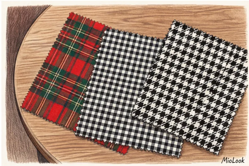 Разновидности клетки в одежде: тартан, виши, гусиная лапка и их сочетания - 9