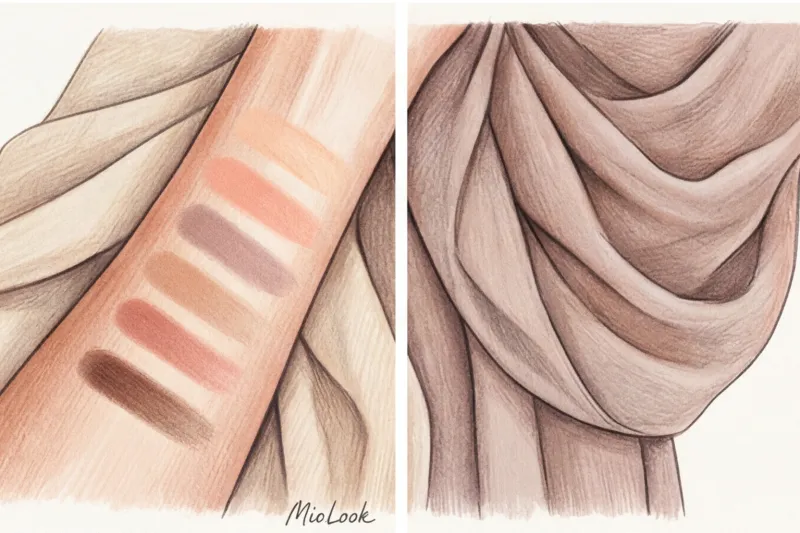 Повседневный нюдовый макияж для скромного образа - 8