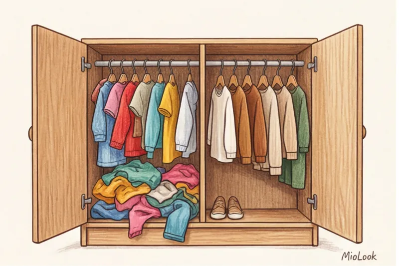 A capsule wardrobe for a child: saving time and money