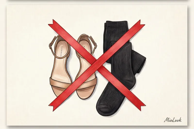 Сложный выбор: черные или телесные колготки? Правила сочетания с обувью - 5