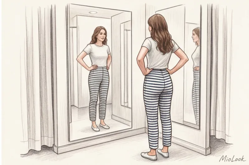 Магия полоски: как визуально скорректировать фигуру с помощью геометрии - 6