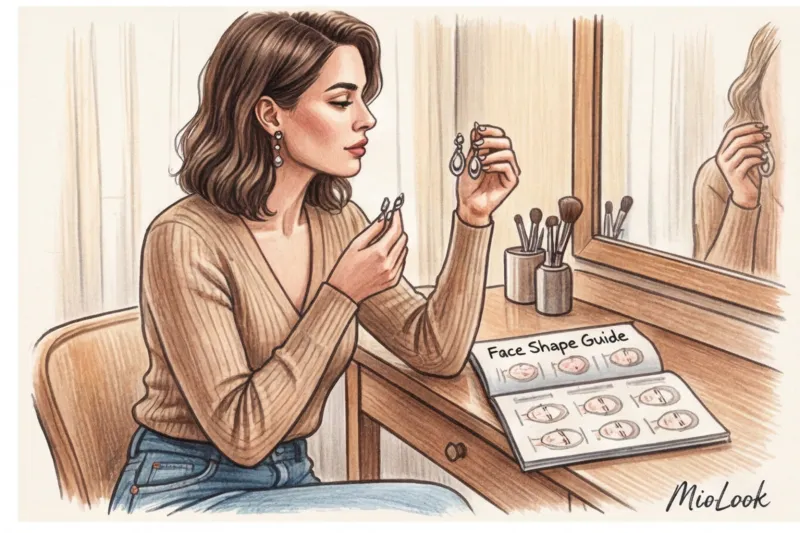 Как подобрать серьги по форме лица: от пусетов до шандельеров - 7