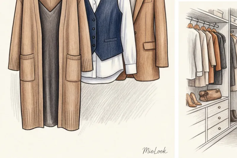 Многослойность для полных: как наслаивать одежду и не добавлять объемы - 7