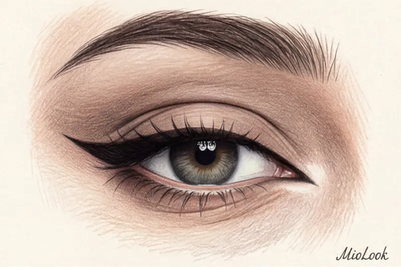 Виртуальный макияж глаз: подбираем стрелки и тени по форме век - 2