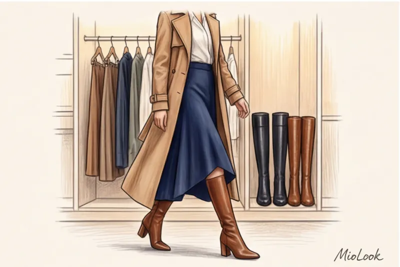 Полные икры и возрастные изменения коленей: подбираем идеальную длину и обувь - 7