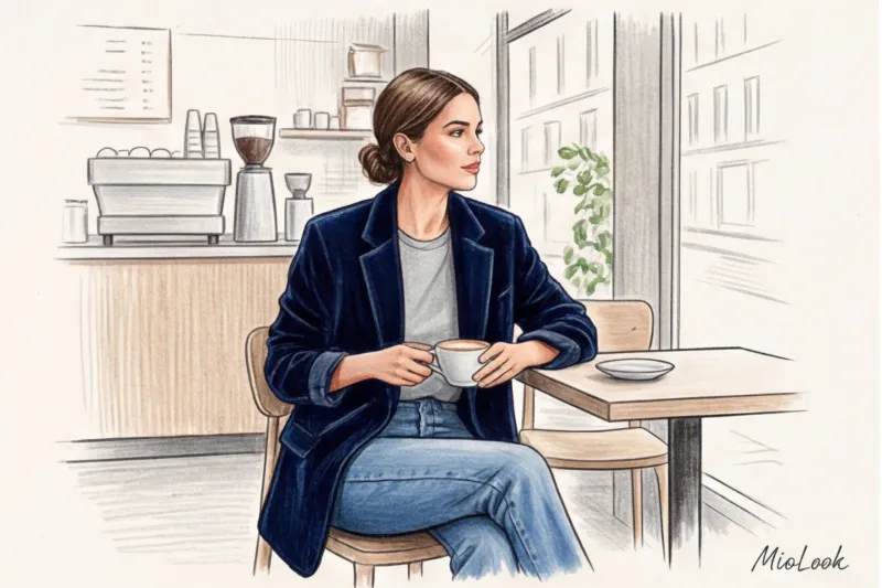 Бархат и вельвет: как вписать тяжелые фактуры в повседневный стиль - 4