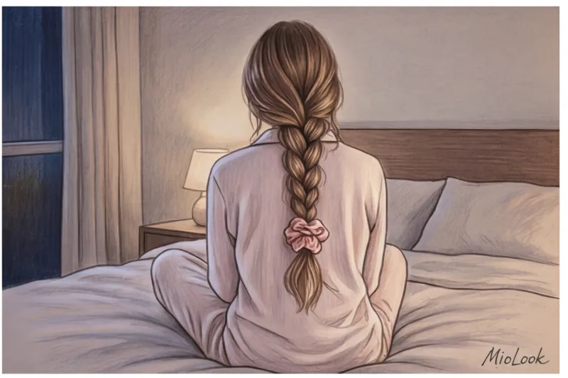 Безопасные и стильные прически для декрета (чтобы ребенок не тянул за волосы) - 6