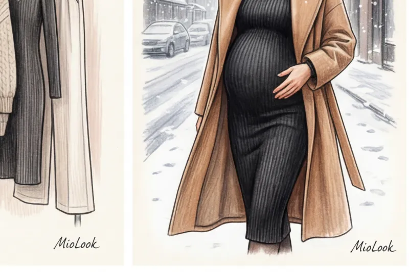 Зимний стиль для беременных: как не превратиться в «капусту» - 9