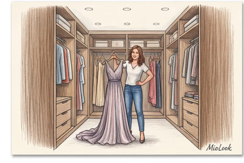 П-образная гардеробная: идеальный дизайн для прямоугольных комнат - 7