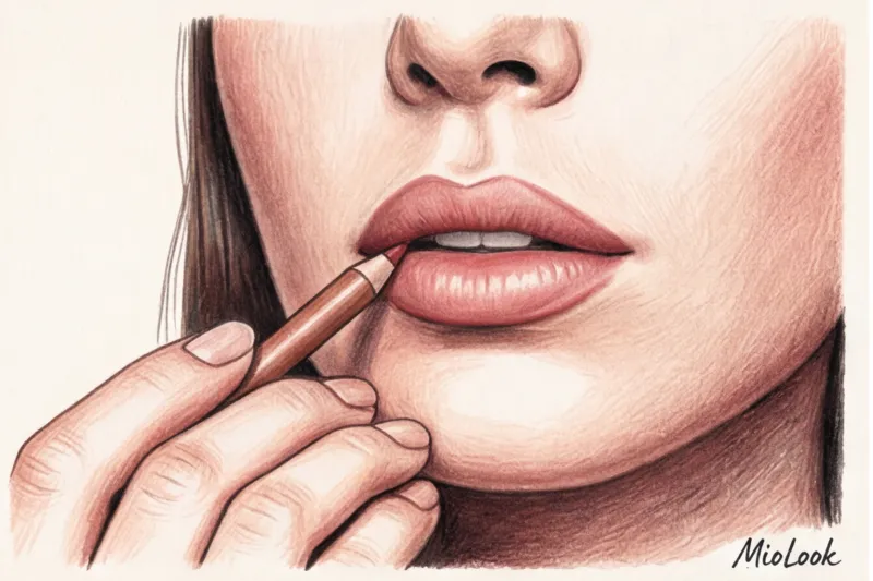 Базовые средства для губ: нюдовая помада, карандаш и тинт - 4