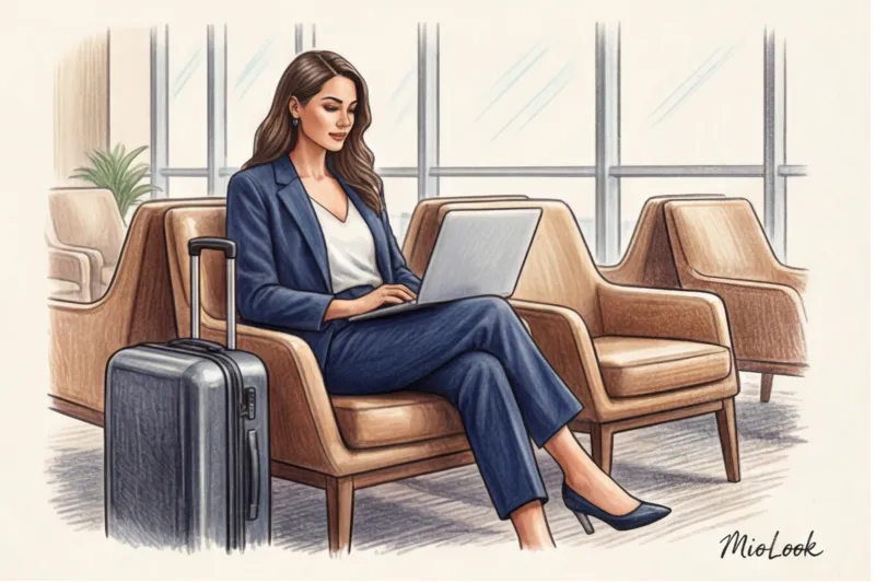 В чем лететь в командировку: статусные образы