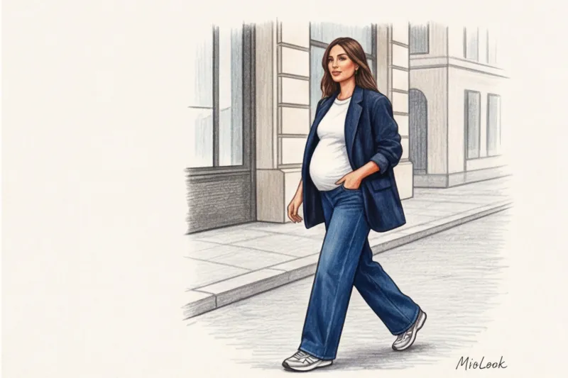 Как выбрать идеальные джинсы для беременных: гид по посадкам - 3