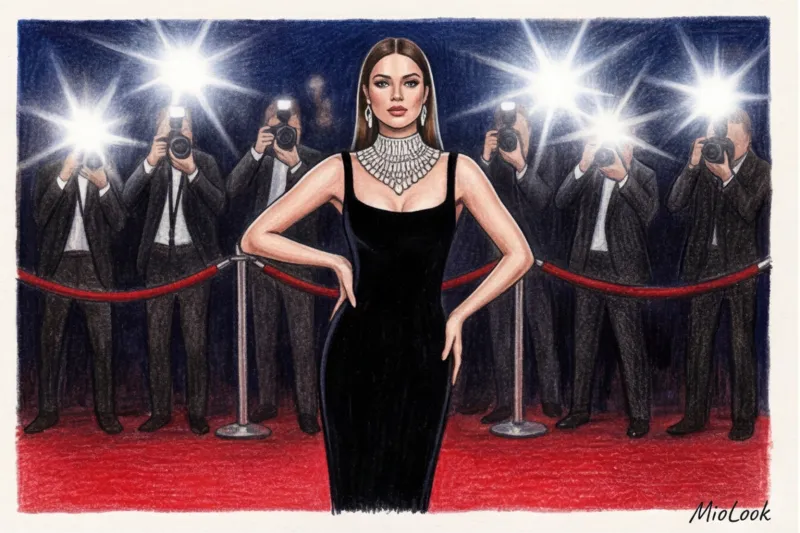 Accessories for an evening dress like the stars: style secrets