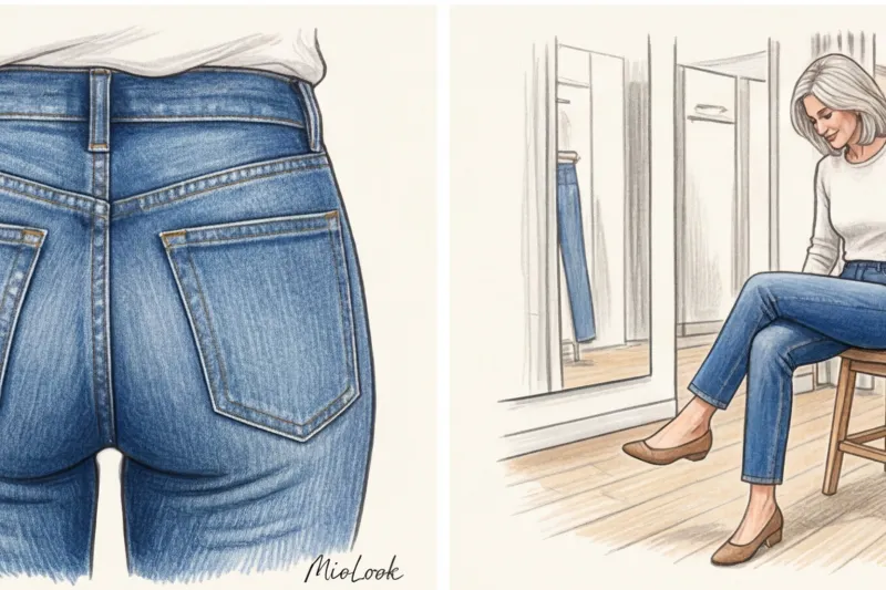 Идеальные джинсы для женщины за 50: посадка, цвет и с чем их носить - 8