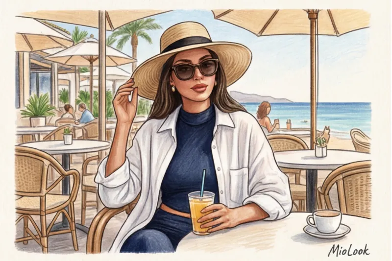 Пляжные накидки и туники: с чем носить буркини вне воды - 4