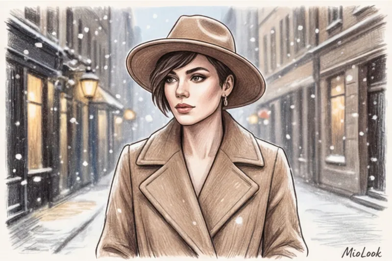 Головные уборы для коротких стрижек: что носить зимой и осенью - 8