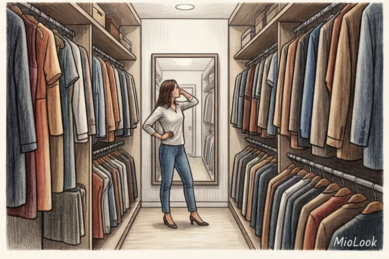 Зеркало в гардеробной: где расположить для удобных примерок - 8