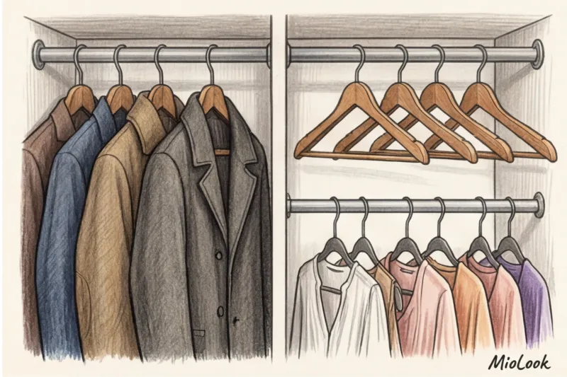 Гардеробная для двоих: как разделить пространство для него и для нее - 3