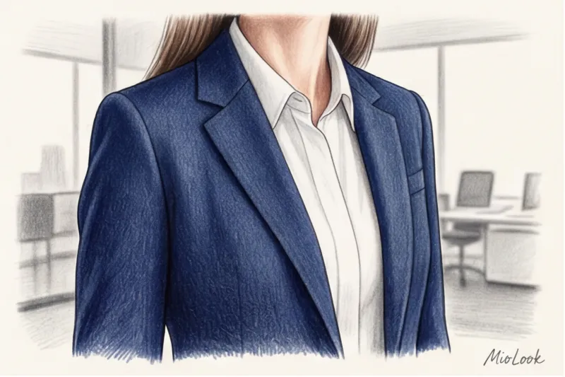 Синій колір в одязі: значення та психологія для офісу