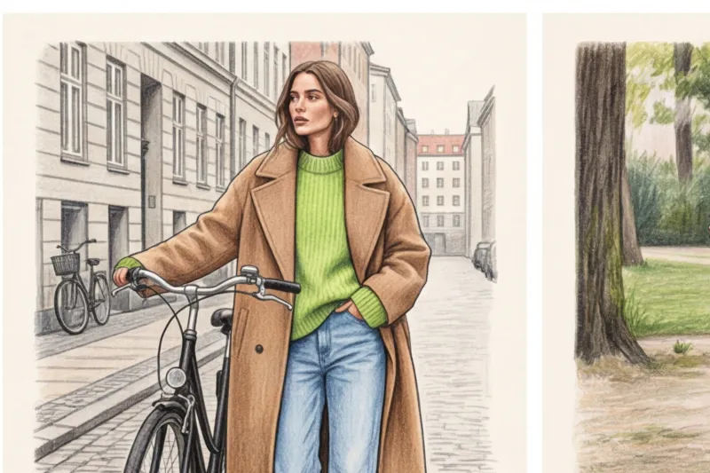 Scandinavian style in women's clothing: bright trends
