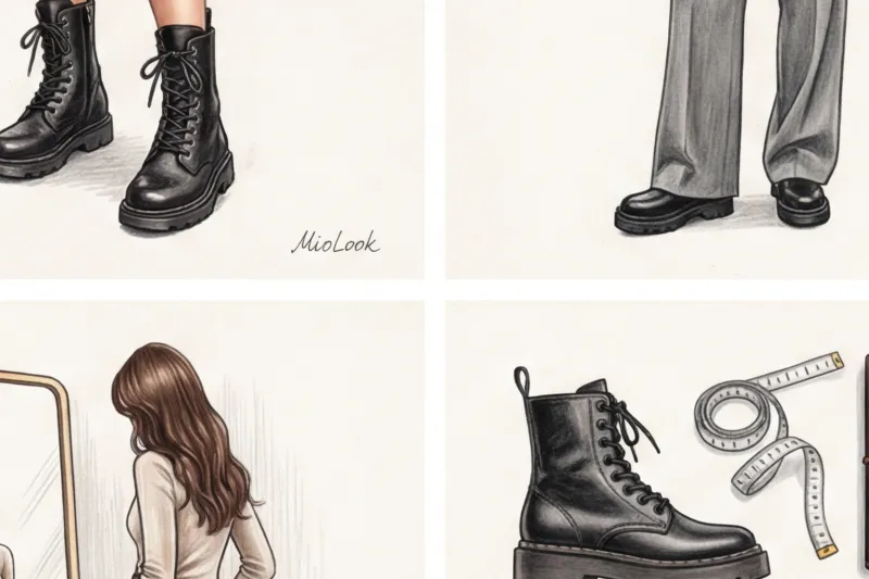 С чем носить грубые ботинки: стильные образы на каждый день - 5